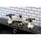 Kingston Brass NS4466BX 8" Widespread Bathroom Faucet, Brass/Black Stainless Steel NS4466BX - alternate 3